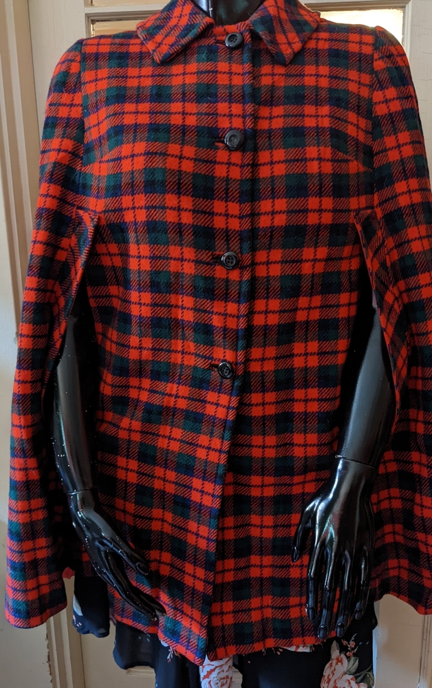 70's Pendleton virgin wool cape